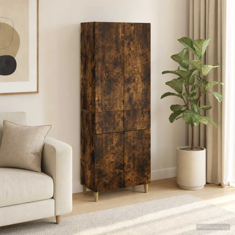 Spintelė 2 pcs 66 x 34,5 x 90 cm Apdirbta mediena