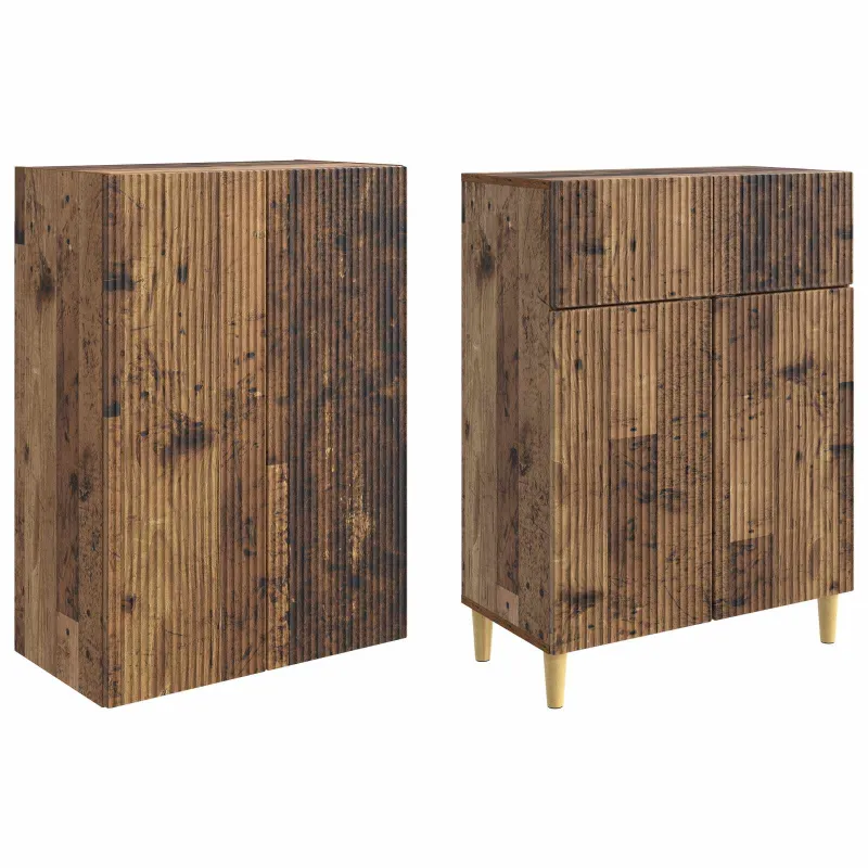 Spintelė 2 pcs 66 x 34,5 x 90 cm Apdirbta mediena