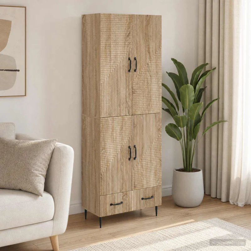 Spintelė 2 pcs 66 x 34,5 x 95 cm Apdirbta mediena