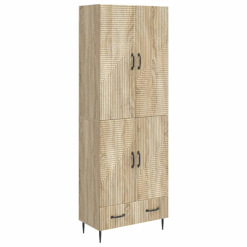 Spintelė 2 pcs 66 x 34,5 x 95 cm Apdirbta mediena
