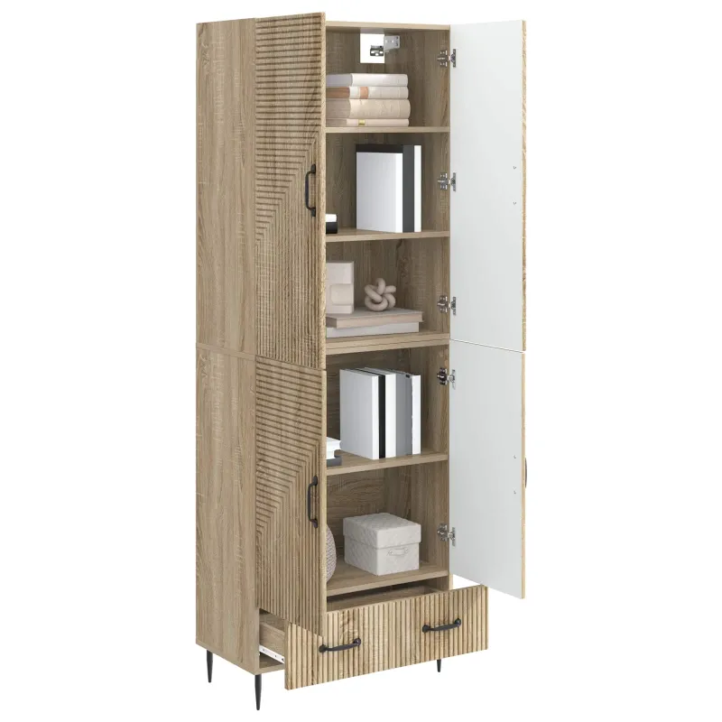 Spintelė 2 pcs 66 x 34,5 x 95 cm Apdirbta mediena