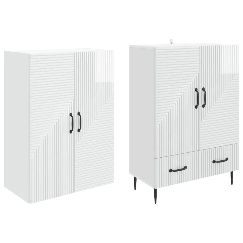 Spintelė 2 pcs 66 x 34,5 x 95 cm Apdirbta mediena