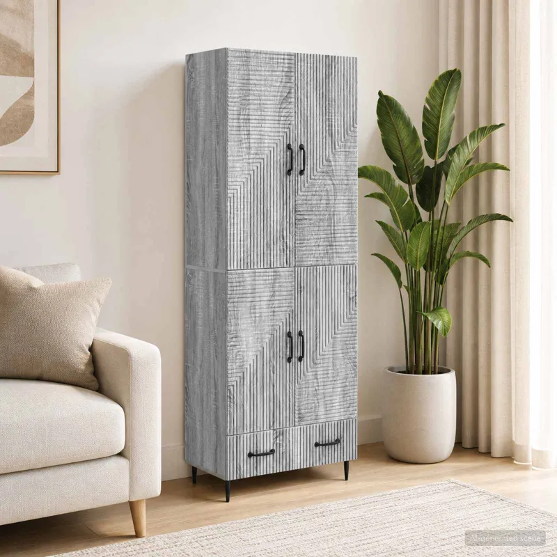 Spintelė 2 pcs 66 x 34,5 x 95 cm Apdirbta mediena