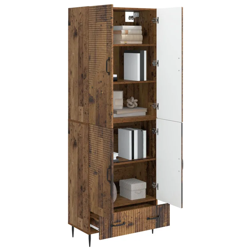 Spintelė 2 pcs 66 x 34,5 x 95 cm Apdirbta mediena