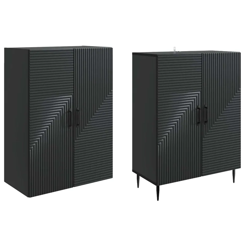 Spintelė 2 pcs 66 x 34,5 x 89,5 cm Apdirbta mediena