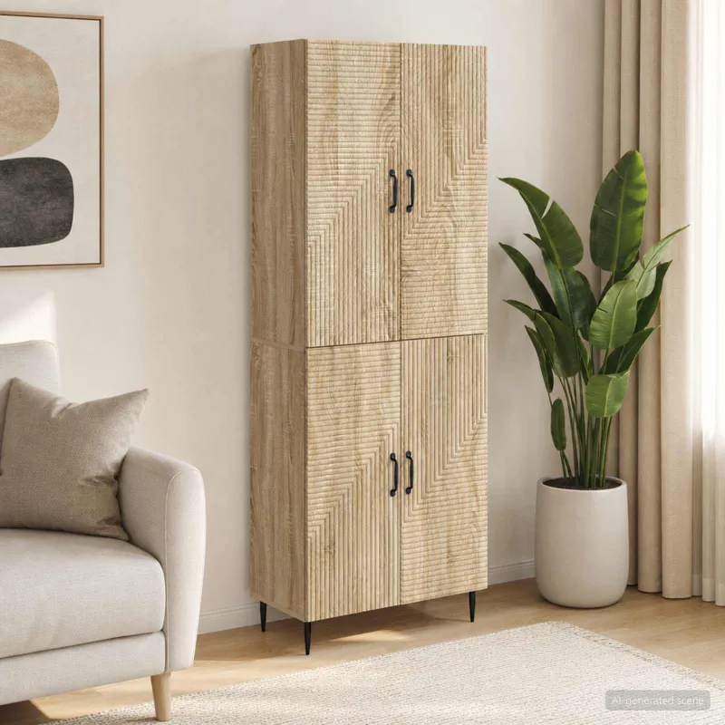 Spintelė 2 pcs 66 x 34,5 x 89,5 cm Apdirbta mediena