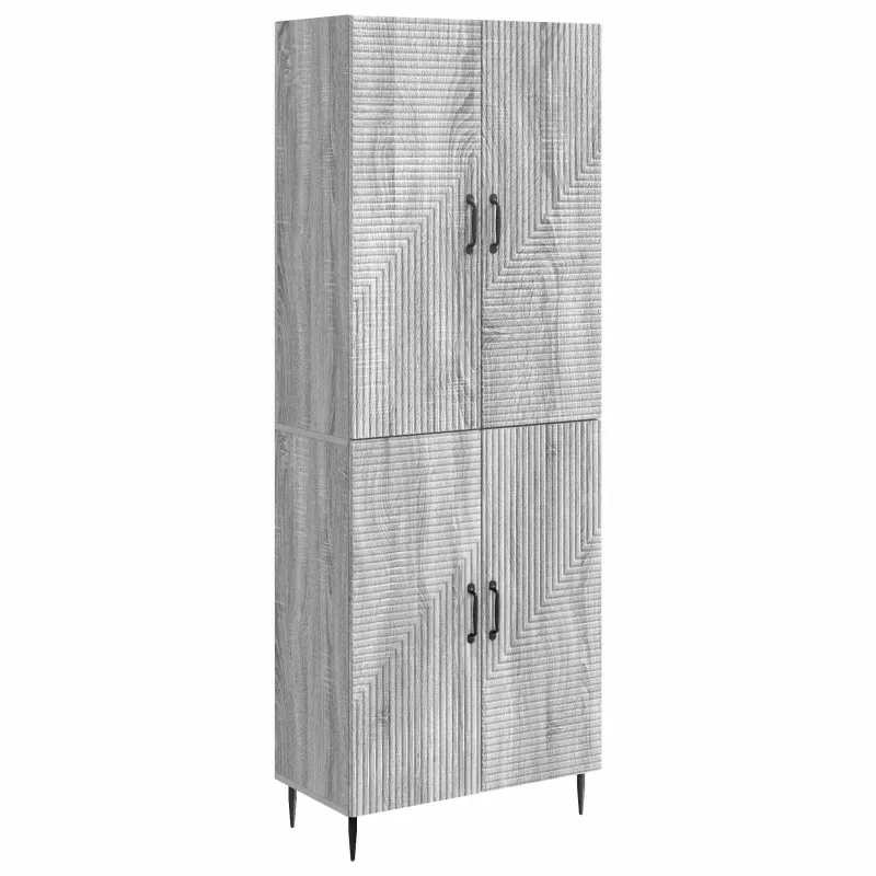 Spintelė 2 pcs Pilka Sonoma 66 x 34,5 x 89,5 cm