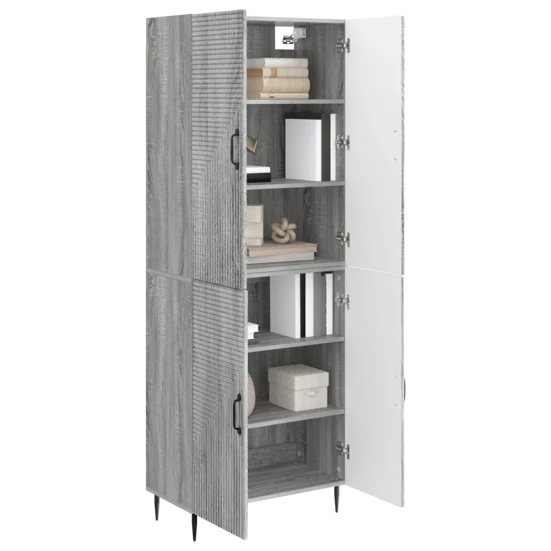 Spintelė 2 pcs Pilka Sonoma 66 x 34,5 x 89,5 cm