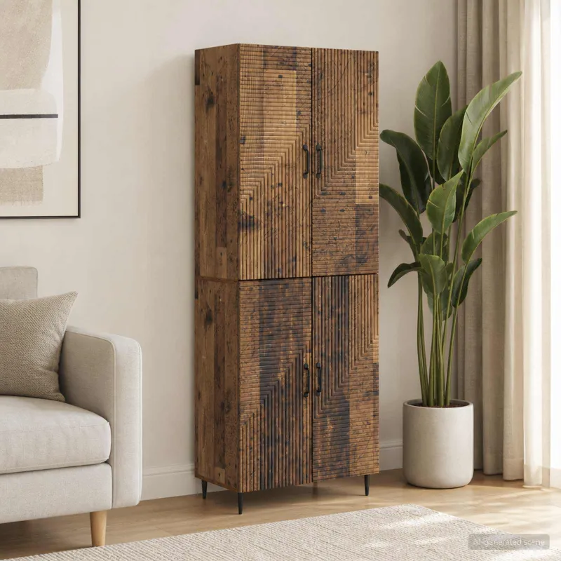 Spintelė 2 pcs 66 x 34,5 x 89,5 cm Apdirbta mediena