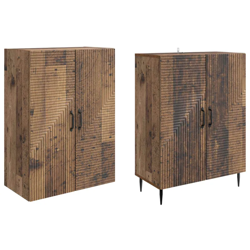 Spintelė 2 pcs 66 x 34,5 x 89,5 cm Apdirbta mediena