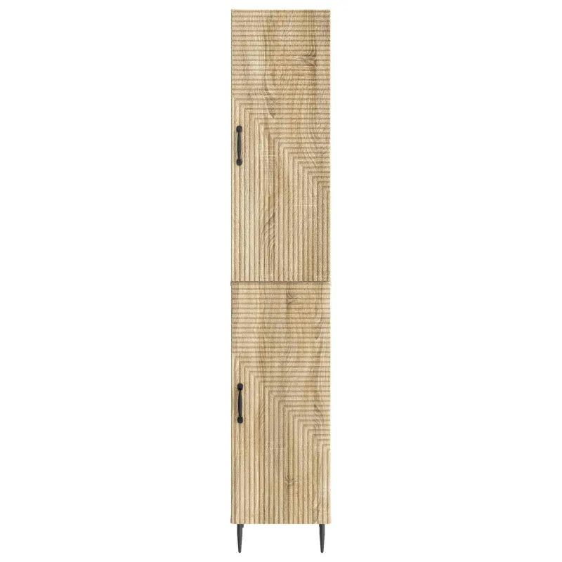 Spintelė 2 pcs Sonoma ąžuolas 33 x 34,5 x 89,5 cm