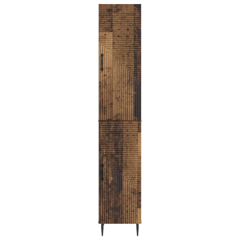Spintelė 2 pcs Sendintos medienos 33 x 34,5 x 89,5 cm