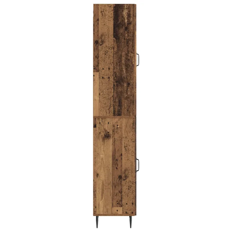Spintelė 2 pcs Sendintos medienos 33 x 34,5 x 89,5 cm