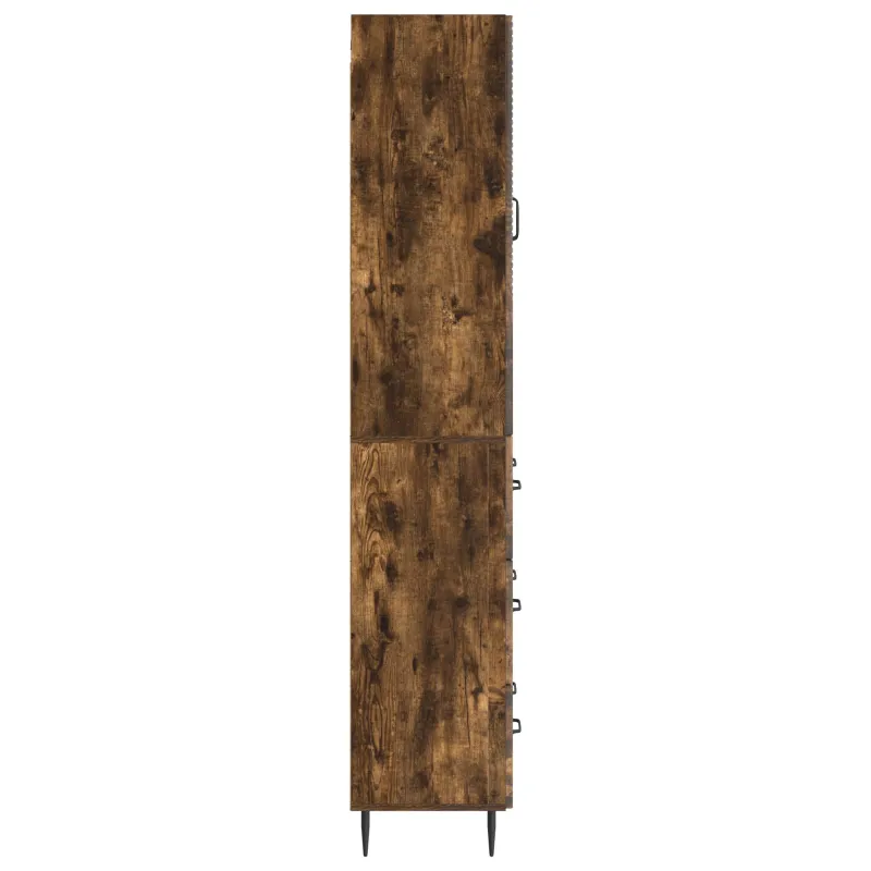 Spintelė 2 pcs Dūminio ąžuolo 66 x 34,5 x 90 cm