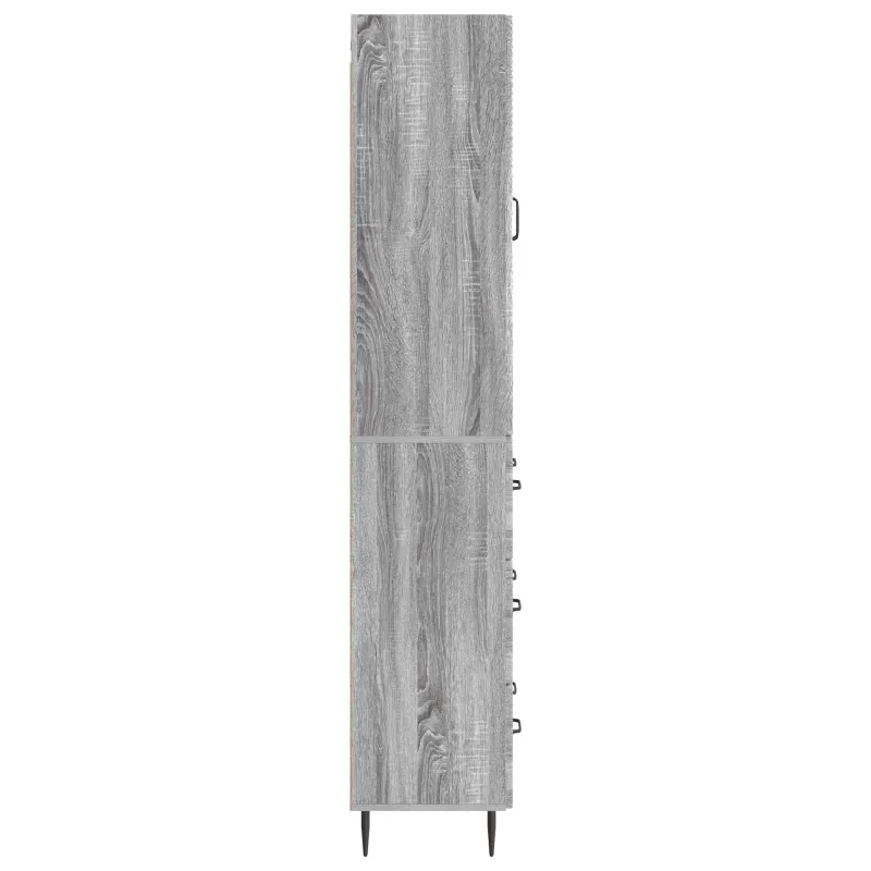 Spintelė 2 pcs Pilka Sonoma 66 x 34,5 x 90 cm Apdirbta mediena