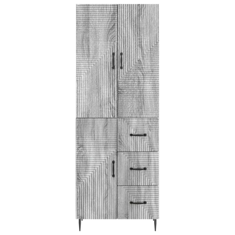 Spintelė 2 pcs Pilka Sonoma 66 x 34,5 x 89,5 cm