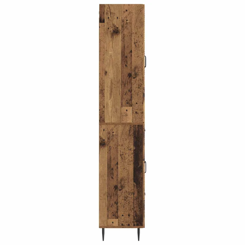 Spintelė 2 pcs Sendintos medienos 66 x 34,5 x 89,5 cm