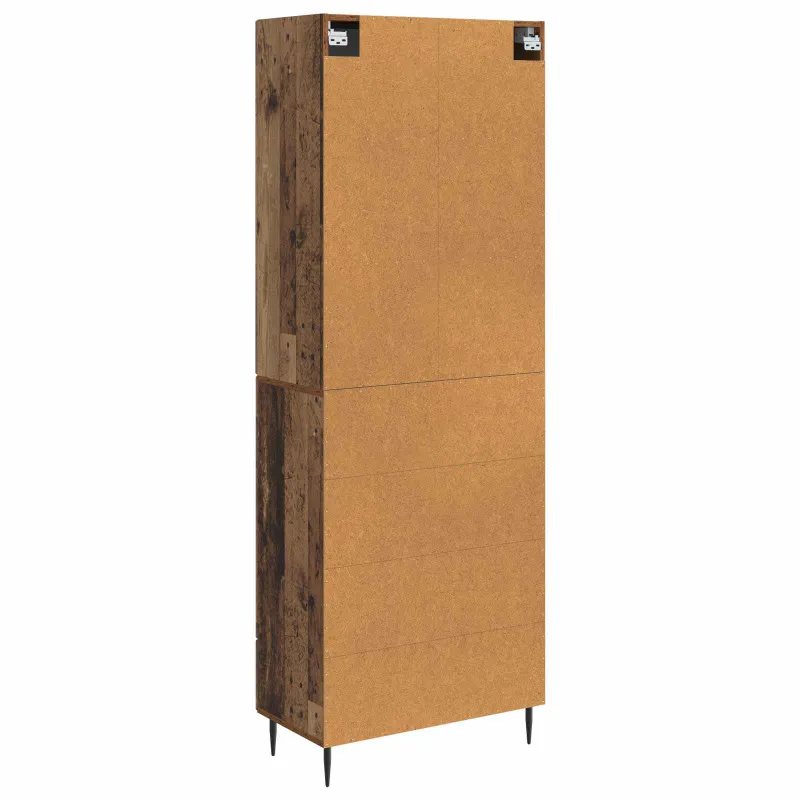 Spintelė 2 pcs Sendintos medienos 66 x 34,5 x 89,5 cm