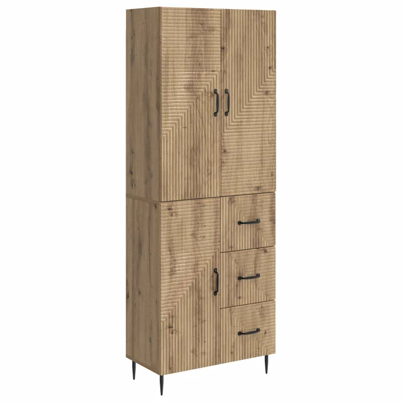 Spintelė 2 pcs Artisano ąžuolo 66 x 34,5 x 89,5 cm