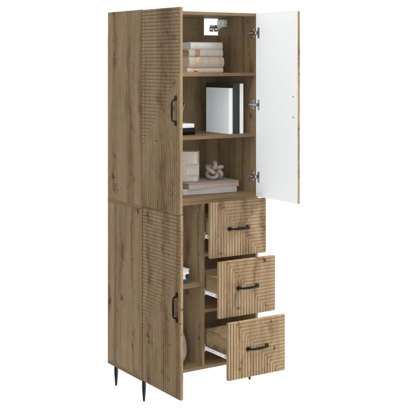 Spintelė 2 pcs Artisano ąžuolo 66 x 34,5 x 89,5 cm