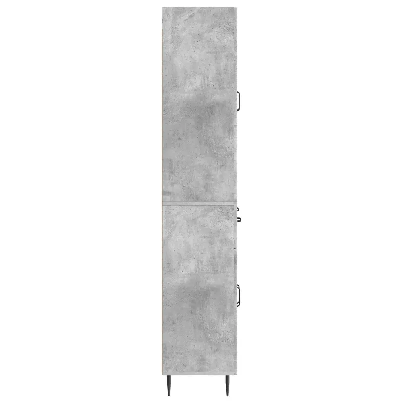 Spintelė 2 pcs Betono pilka 66 x 34,5 x 89,5 cm