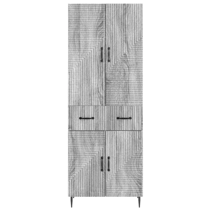 Spintelė 2 pcs Pilka Sonoma 66 x 34,5 x 89,5 cm
