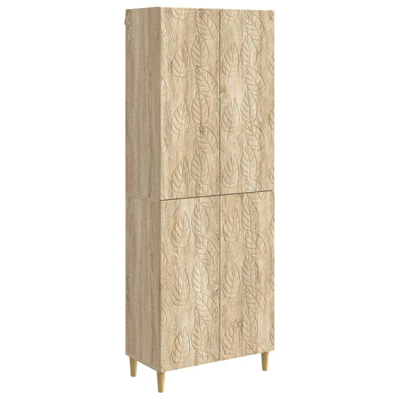 Spintelė 2 pcs Sonoma ąžuolas Apdirbta mediena
