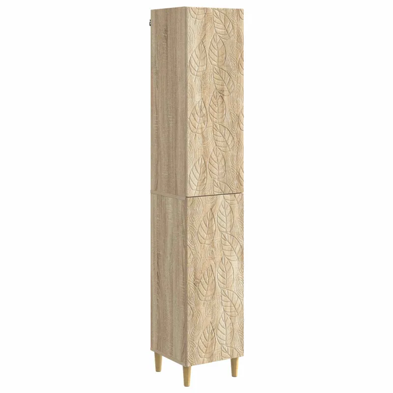 Spintelė 2 pcs Sonoma ąžuolas Apdirbta mediena