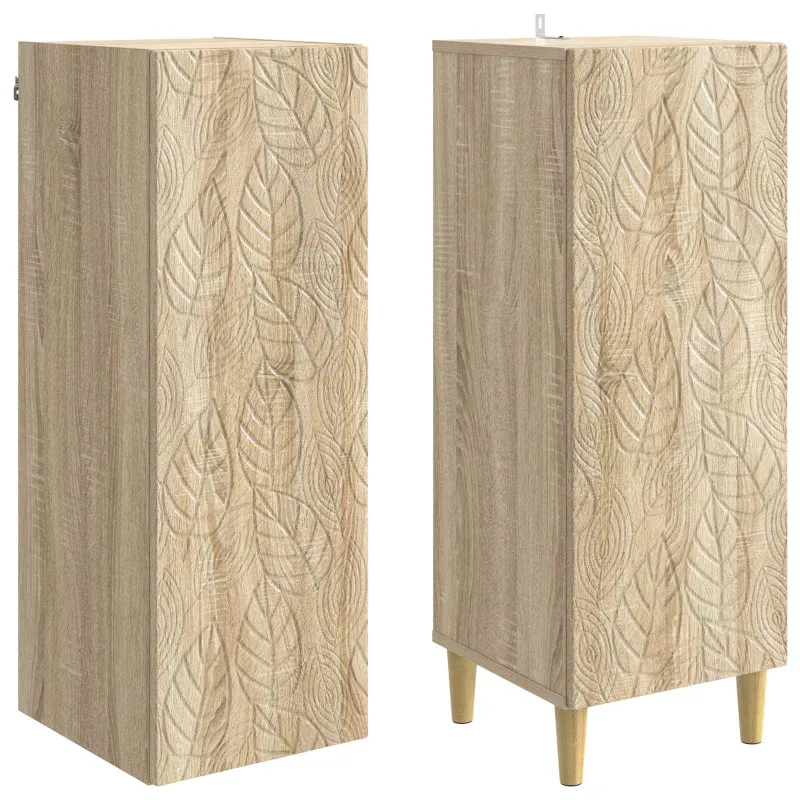 Spintelė 2 pcs Sonoma ąžuolas Apdirbta mediena