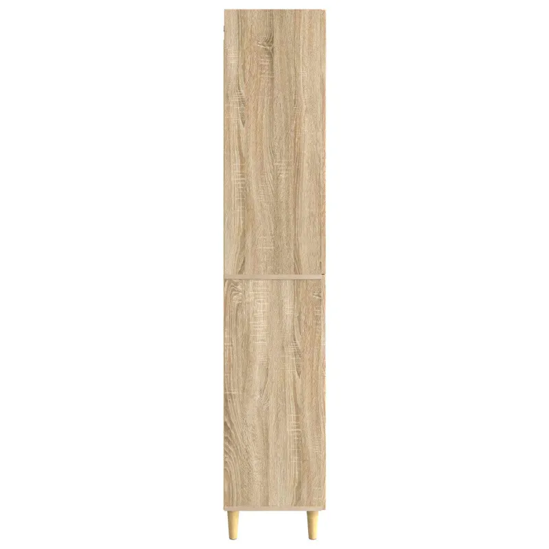 Spintelė 2 pcs Sonoma ąžuolas Apdirbta mediena