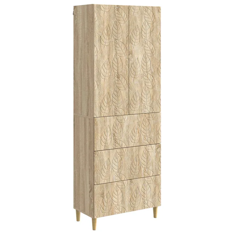 Spintelė 2 pcs Sonoma ąžuolas 66 x 34,5 x 90 cm