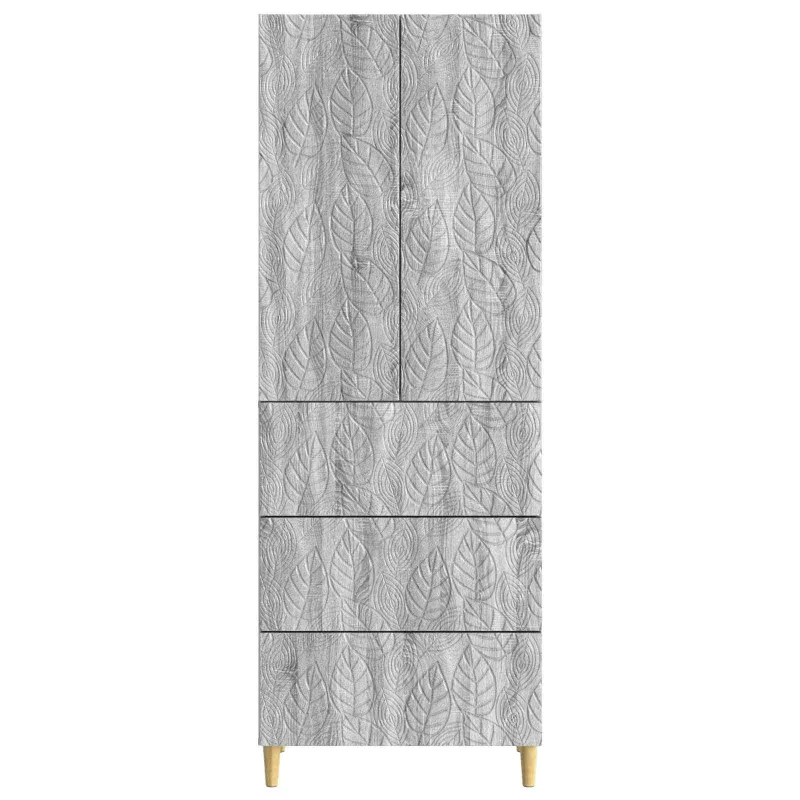 Spintelė 2 pcs Pilka Sonoma 66 x 34,5 x 90 cm Apdirbta mediena