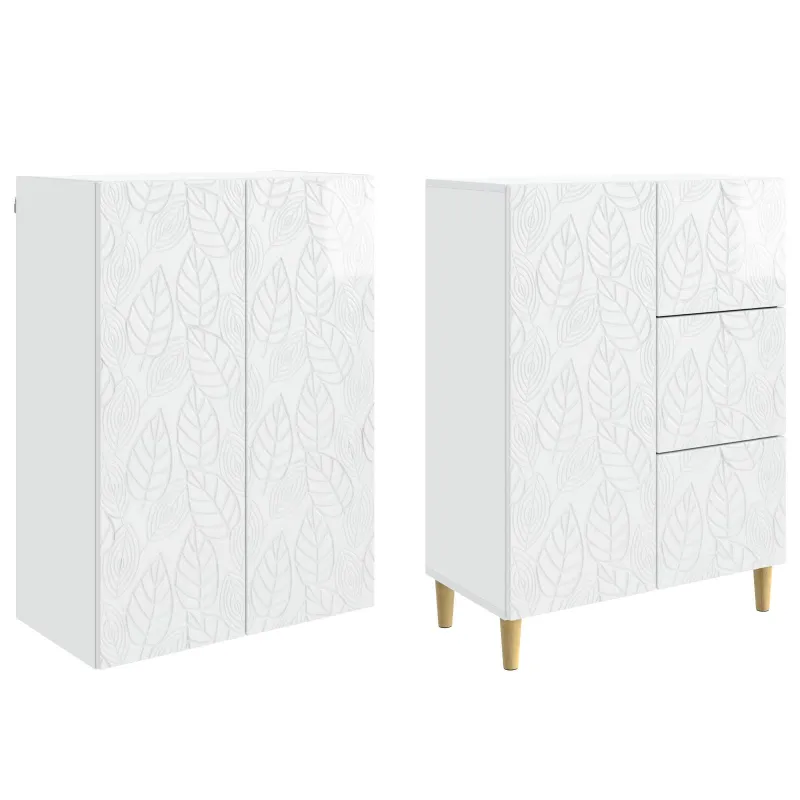 2 pcs Itin blizgi balta