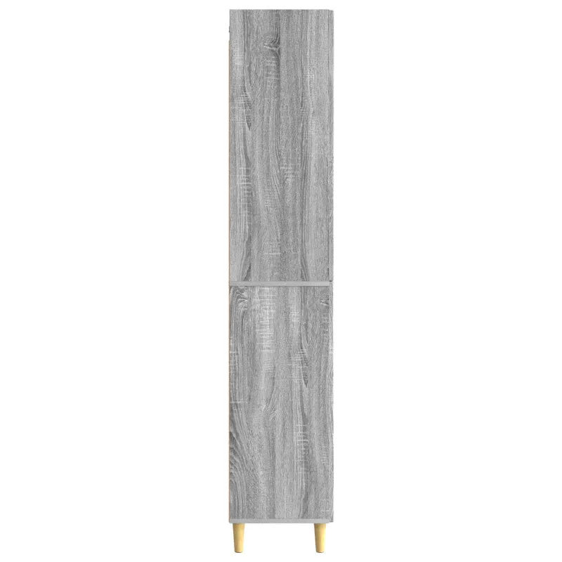 Spintelė 2 pcs Pilka Sonoma Apdirbta mediena