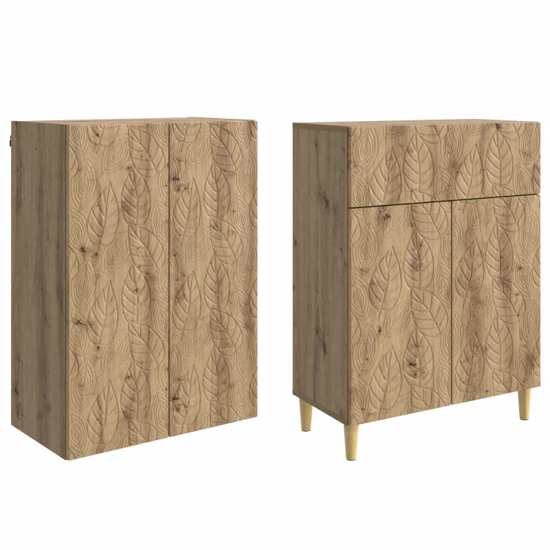 Spintelė 2 pcs Apdirbta mediena