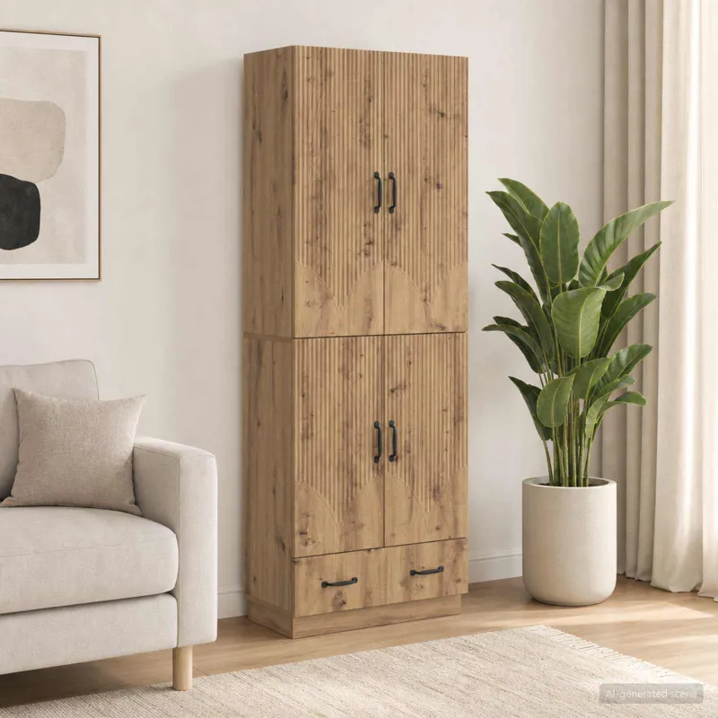 Spintelė 2 pcs Artisano ąžuolo Apdirbta mediena