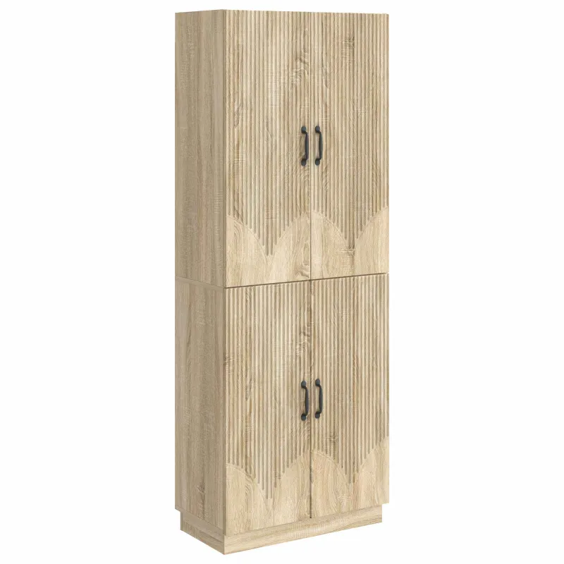 Spintelė 2 pcs Sonoma ąžuolas Apdirbta mediena