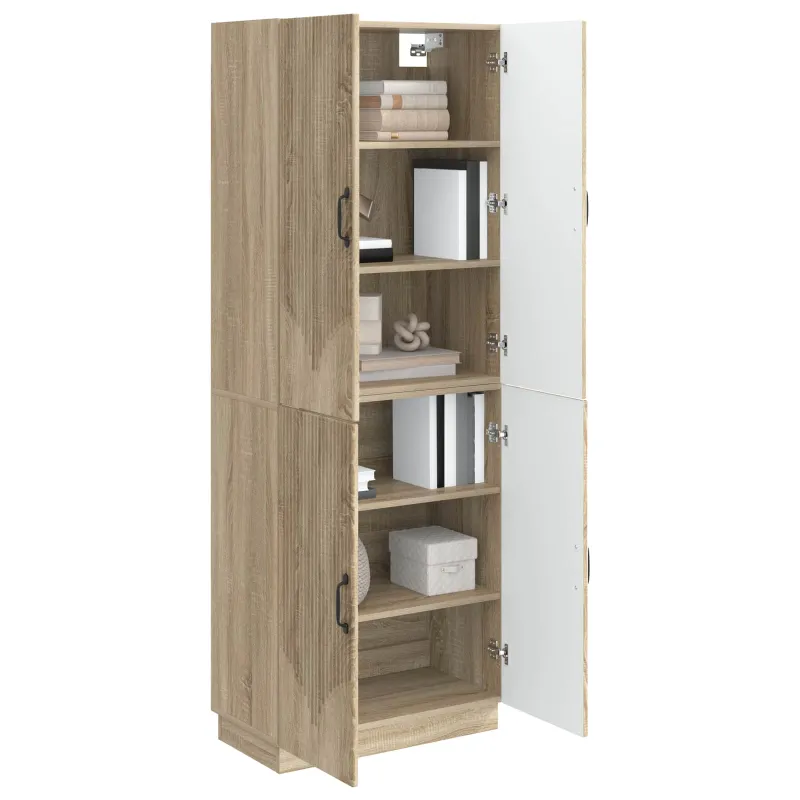 Spintelė 2 pcs Sonoma ąžuolas Apdirbta mediena