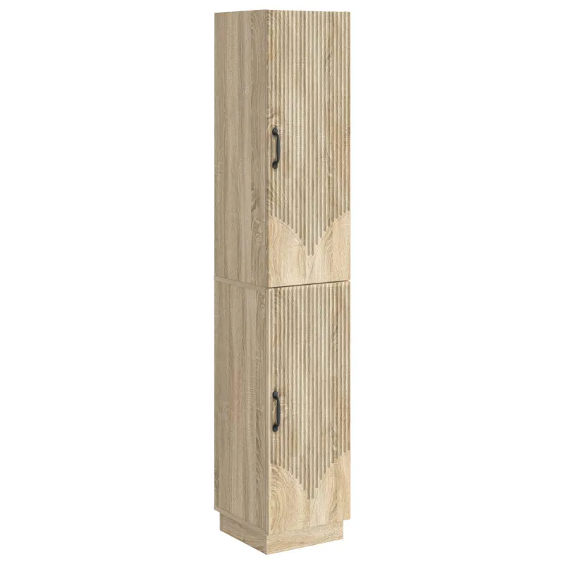 Spintelė 2 pcs Sonoma ąžuolas Apdirbta mediena