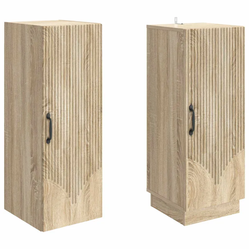 Spintelė 2 pcs Sonoma ąžuolas Apdirbta mediena