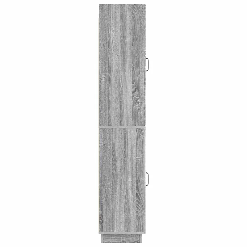 Spintelė 2 pcs Pilka Sonoma Apdirbta mediena