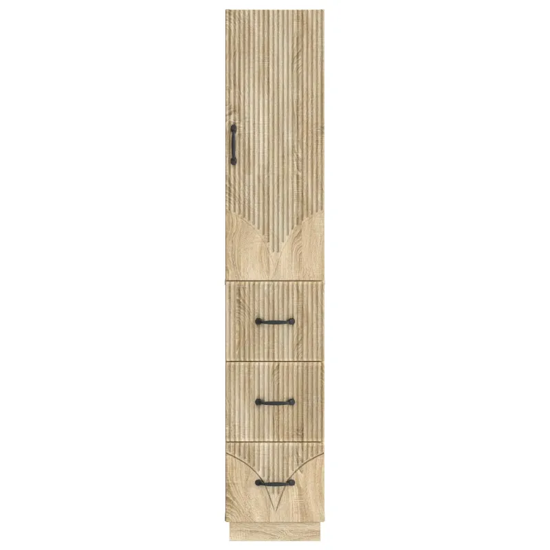 Spintelė 2 pcs Sonoma ąžuolas 33 x 34,5 x 87 cm
