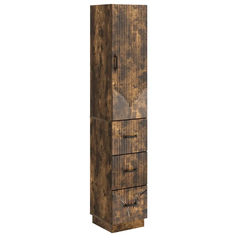 Spintelė 2 pcs Dūminio ąžuolo 33 x 34,5 x 87 cm