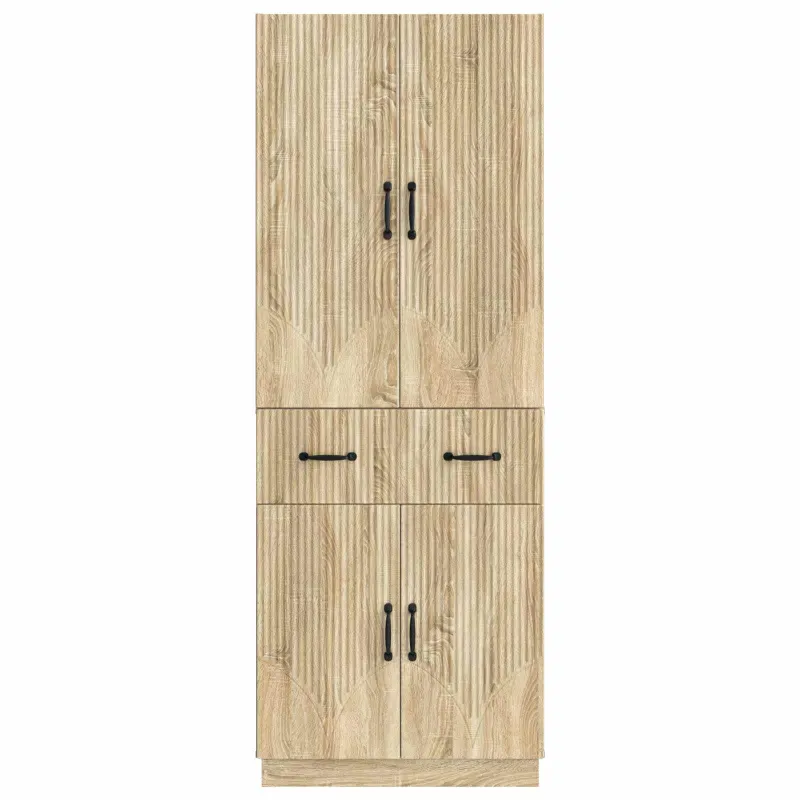 Spintelė 2 pcs Sonoma ąžuolas Apdirbta mediena