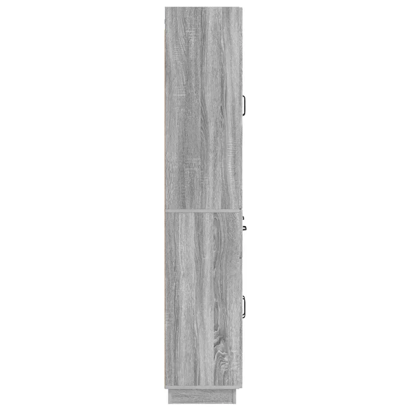 Spintelė 2 pcs Pilka Sonoma Apdirbta mediena
