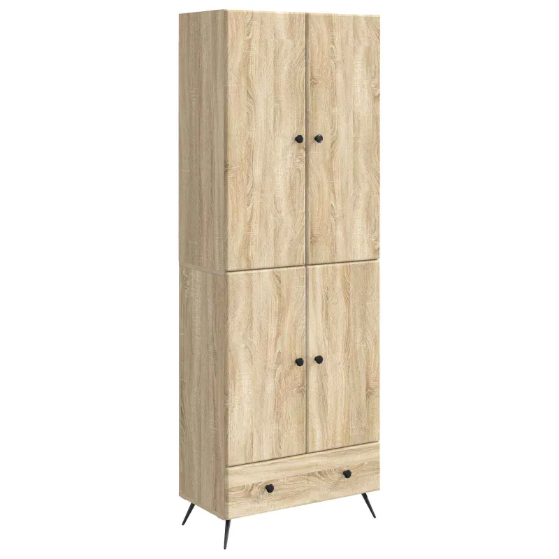 Spintelė 2 pcs Sonoma ąžuolas Apdirbta mediena
