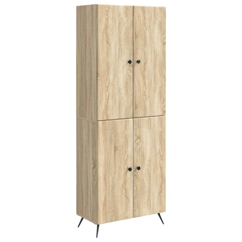 Spintelė 2 pcs Sonoma ąžuolas Apdirbta mediena