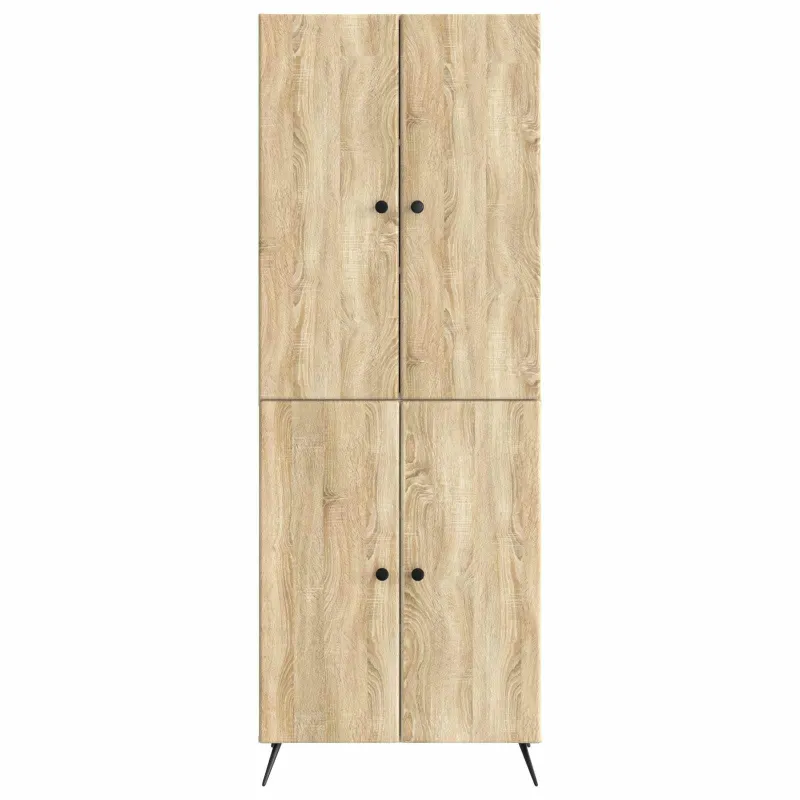 Spintelė 2 pcs Sonoma ąžuolas Apdirbta mediena