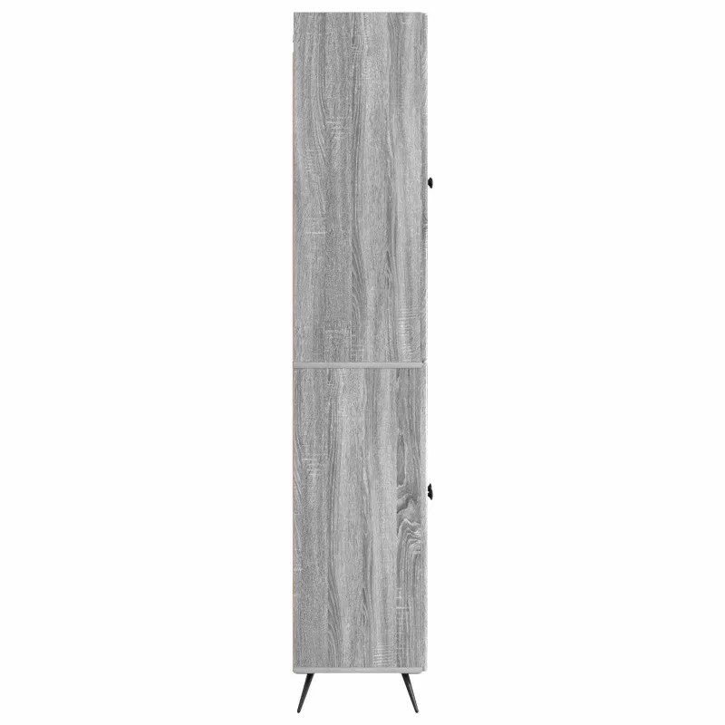 Spintelė 2 pcs Pilka Sonoma Apdirbta mediena