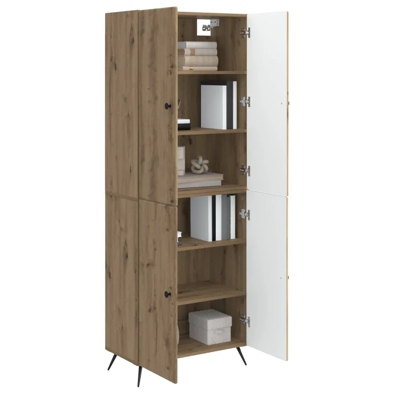Spintelė 2 pcs Artisano ąžuolo Apdirbta mediena